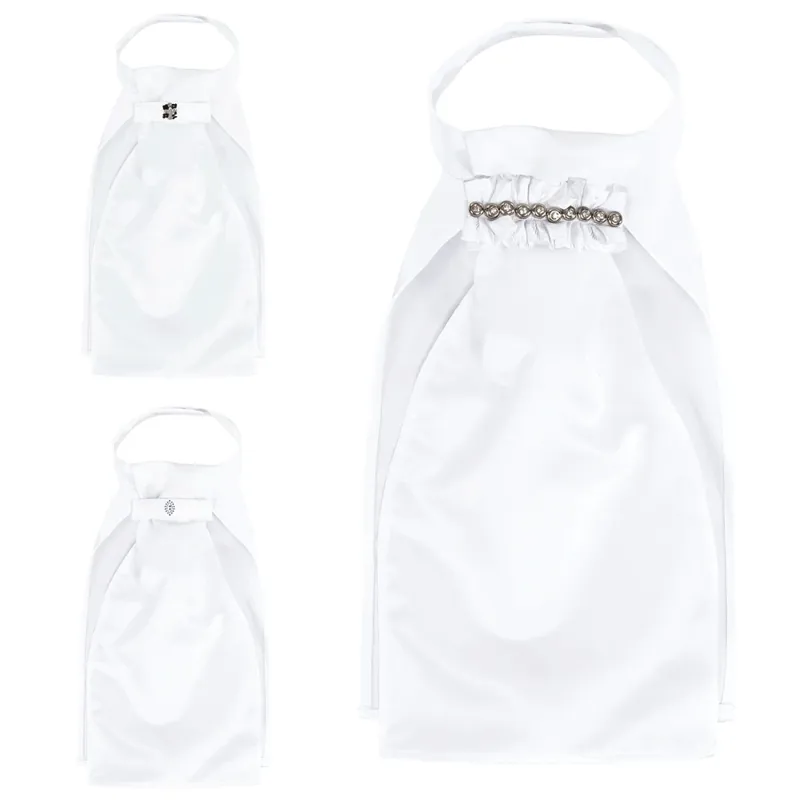 Pikeur Plastron Stock with Interchangeable Parts - White